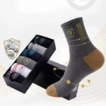 10pairs Breathable Cotton Sports Stockings Men Bamboo Fiber Autumn and Winter Men Socks Sweat Absorption Deodorant Business Sox - Image 3