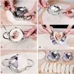 Stainless Steel Dumpling Maker 3 Sizes Ravioli & Pastry Press - Image 2