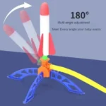 Kids Outdoor Rocket Foot Pump Outdoor Air Pressing Soaring Rocket Suit Jumps Air Powered Rocket Launcher Game Children Toy Gifts - Image 5