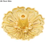 New 1PC Alloy Incense Burner Stick Holder Plate Buddhism Lotus Censer Bronze Nasturtium Incense Burner - Image 18
