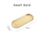 Stainless Steel Dessert Plate 18/23cm Oval Serving Tray - Image 8
