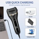 Rechargeable Electric Foot Grinder - USB Powered Callus Remover with Adjustable Speeds, for Men & Women's Pedicure and Self-Care - Image 6
