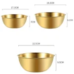 Stainless Steel Mixing Bowls 1-3PCS with Measurement Scale - Image 7