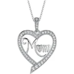 Elegant Style Heart shaped Pendant Necklace Hollow Design Mother's Day Gift Party Suitable for Best Friends Without Box - Image 14