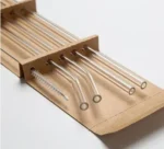 Reusable Glass Straws 5-Piece Set with Cleaning Brush - Image 7
