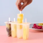 4-Link Old Popsicle Mold With Lid Home Made Homemade Mung Bean Popsicle Homemade Ice Cream Frozen Ice Cream Molds - Image 2