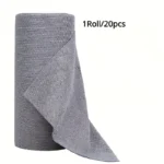 1 roll/20 reusable microfiber cleaning cloths - kitchen towels, multi sided household cloths - Image 8