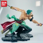 Anime Swordsman Figure 10cm Three-Blade PVC Display Model - Image 4
