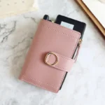 New Fashion Short Women's Wallet Zipper Card Holder Cute Female Coin Purse High Quality PU Wallets For Girls - Image 5