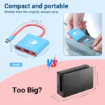 3 In 1 USB C HUB Type C to HDMI 4K with PD 100W Fast Charging USB 3.0 Docking Station for Switch MacBook Laptop Computer Phone - Image 5