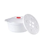 Microwave Steamer Pot with Lid for Rice, Soup & Buns - Image 9