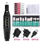 LULAA Portable Professional Electric Nail Drill Machine Manicure Tools Pedicure Drill Set Family Nail File Nail Drill Equipment - Image 14