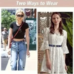 Invisible Elastic Belt 3cm Stretch Waist Belt for Jeans & Pants - Image 3
