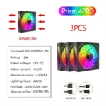 LDPCSJ PRISM 4 RS 12cm ARGB 4 Pin Computer Case Fan Quiet Cooling 12V Large Air Volume 1200RPM for Desktop Gaming PC Build - Image 23
