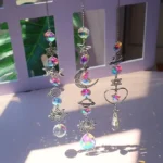 Crystal Wind Chime Rainbow Maker Sun Catcher Dream Catcher Pendant Home Garden Decor Wind Chime, Holiday, Festival, Home Decor, - Image 2