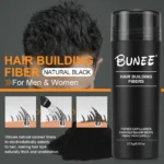BUNEE Hair Fiber 27.5g: Men's Natural Hair-Thickening Fibers for Balding Areas, Fills Part Lines, Includes 27.5g Fiber Powder. - Image 2