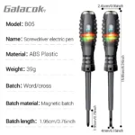 Multifunctional Electrician Test Screwdriver AC Non-contact Induction Test Pen Voltage Tester 70-600V Red Green Induction Lights - Image 6