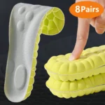 1/2/4pairs Latex Sport Insoles Soft High Elasticity Shoe Pads Orthotic Breathable Shock Absorption Cushion Arch Support Insole - Image 22