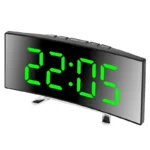 Electronic Alarm Clock Noiseless Design Digital LED Large Display Mirror Electronic Clock Digital Alarm Clock LED Mirror Clocks - Image 9