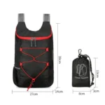 Multifunctional Outdoor Folding Backpack High Density Lightweight Waterproof Nylon Fabric Sports Bag for Camping Hiking Travel - Image 4