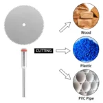 11PCS Micro Circular Saw Blade Accessory Electric Grinding Cutting Disc Metal Cutter Rotary Tool Electric Tool Wood Cut - Image 5