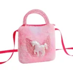 Fashion Sweet Unicorn Handbags For Girls Cute Kid Crossbody Shoulder Bag Children Birthday Party Gift Little Girl Small Purse - Image 8