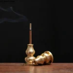 New 1PC Alloy Incense Burner Stick Holder Plate Buddhism Lotus Censer Bronze Nasturtium Incense Burner - Image 15