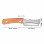 2026 Wooden Multi Functional Vegetable Peeler With Ergonomic Handle For Peeling And Slicing Fruits And Vegetables Durable Smooth - Image 5