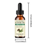 Mix Castor Oil and Rosemary Oil for Hair Growth Enhances hair thickness and Shine, Reduce Hair Loss and Split Ends Hair Care Oil - Image 8