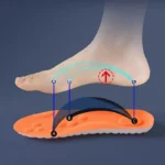 1/2/4pairs Latex Sport Insoles Soft High Elasticity Shoe Pads Orthotic Breathable Shock Absorption Cushion Arch Support Insole - Image 2