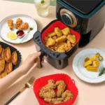 Silicone Air Fryer Liner 1PC 22cm Reusable Baking Basket - Image 3