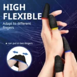 20/40pcs Gaming Finger Cover Game Controller Suitable For PUBG LOL Anti Sweat Scratch Touch Screen Game Finger Thumb Cover Glove - Image 2