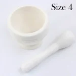 Mortar and Pestle Set 2-Piece Resin Spice Grinder Bowl - Image 7
