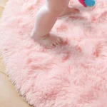 Super Soft Plush Round Rug Mat Fluffy White Carpets For Living Room Home Decor Bedroom Kid Room Decoration Salon Thick Pile Rug - Image 4