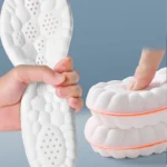 1/2/4pairs Latex Sport Insoles Soft High Elasticity Shoe Pads Orthotic Breathable Shock Absorption Cushion Arch Support Insole - Image 4