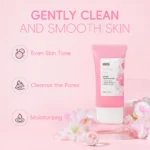 Sakura Face Deep Cleaning Exfoliating Gel Skin Care Whitening Moisturizer Repair Facial Scrub Skin Care 60g - Image 6