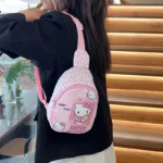 Kawaii Sanrio Family Cartoon Peripheral Mini Backpack, HelloKitty Small Backpack, Mini Bag, Best Birthday Gift - Image 2