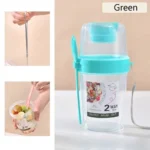 Portable Salad Cup Breakfast Cup Food Stratification Yogurt Cereal Oatmeal Snacks Parfait Containers Fruit Box Cup With Lid Fork - Image 9