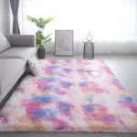 VIKAMA Tie-Dye Plush Carpet Living Room Decoration Soft Fluffy Home Mat Children's Room Baby Crawling Non-Slip Blanket - Image 21