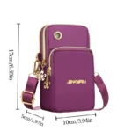 Mobile Phone Bag, WOMEN'S Crossbody Mini Bag, 2024 New Fashion Mom Mommy Coin Bag, Neck Hanging Running Cover - Image 2
