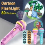 kids projection flashlight 80 patterns LED toy