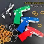 rubber band launcher toy with 60pcs bands
