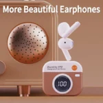 Retro Wireless Earbuds with Battery Display & ANC Charging Case - Image 5