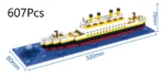 Titanic Building Block Model Micro Brick Cruise Ship Kit - Image 11