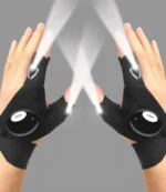 LED Half Finger Glove for Men Women Outdoor Waterproof Night Fishing Bait Cycling Running Flashlight Durable Fingerless Gloves - Image 8