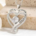 Elegant Style Heart shaped Pendant Necklace Hollow Design Mother's Day Gift Party Suitable for Best Friends Without Box - Image 17