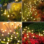 Garden Lights-New Upgraded Solar Powered Firefly Lights Outdoor Waterproof Vibran Garden Lights for Decorationi - Image 5