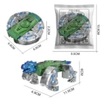 Robot Fidget Toy 360° Rotating Transforming Sensory Ball - Image 9