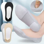Women's Boat Socks for Plantar Fasciitis | Shock-Absorbing Insoles, Invisible Non-Slip Foot Pads for Comfortable Support
