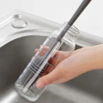 Silicone Bottle Cleaning Brush 27cm Long Handle Cup Scrubber - Image 4